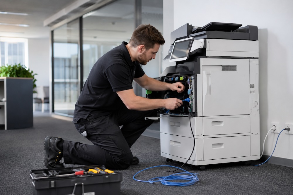 Multifunktionsdrucker Installation