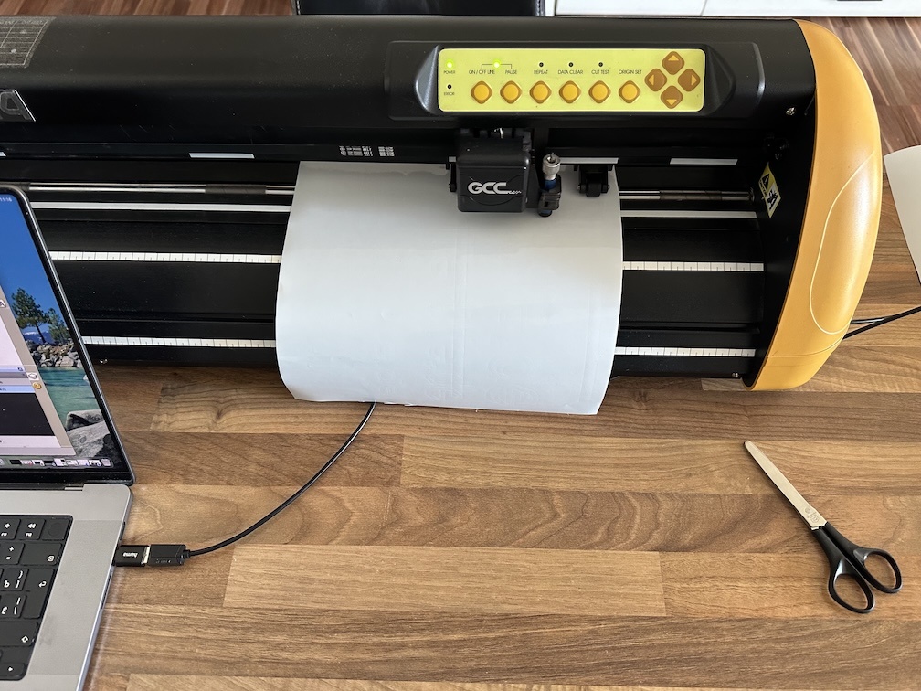 Grafikdesign und Schneideplotter